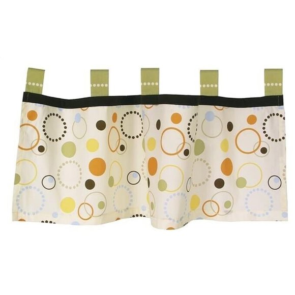 Sumersault Window Valance - Pop Dot - Package of 1 NEW - Picture 1 of 1